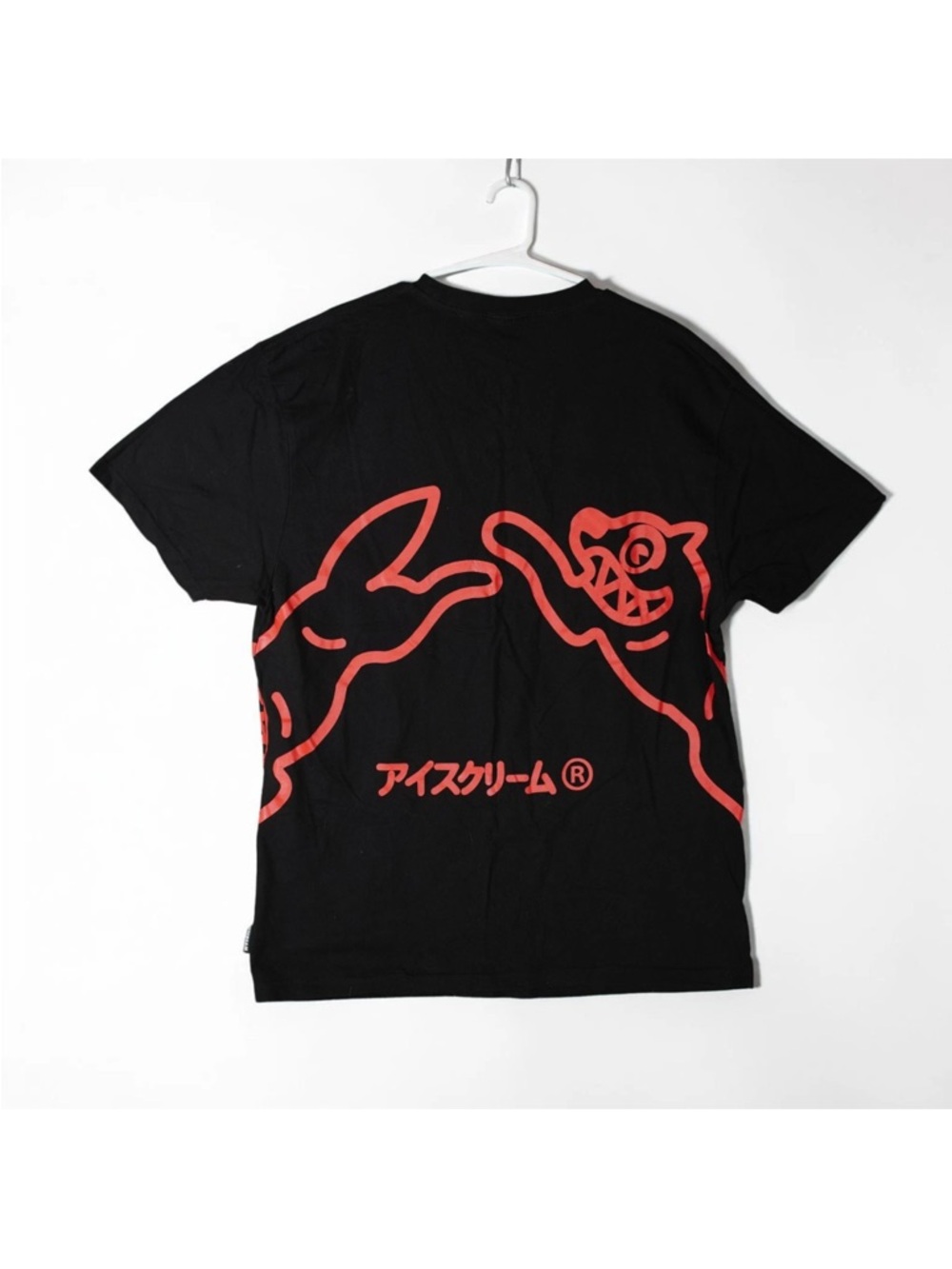 Icecream Chase SS Men's short sleeve T shirt Black Size XL